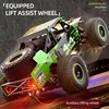 1:20 4WD RCカー 50KM/H LED付き プロ仕様 オフロード レーシング ブラシレスモーター ラジコンカー 高速ドリフト モンスタートラック 6