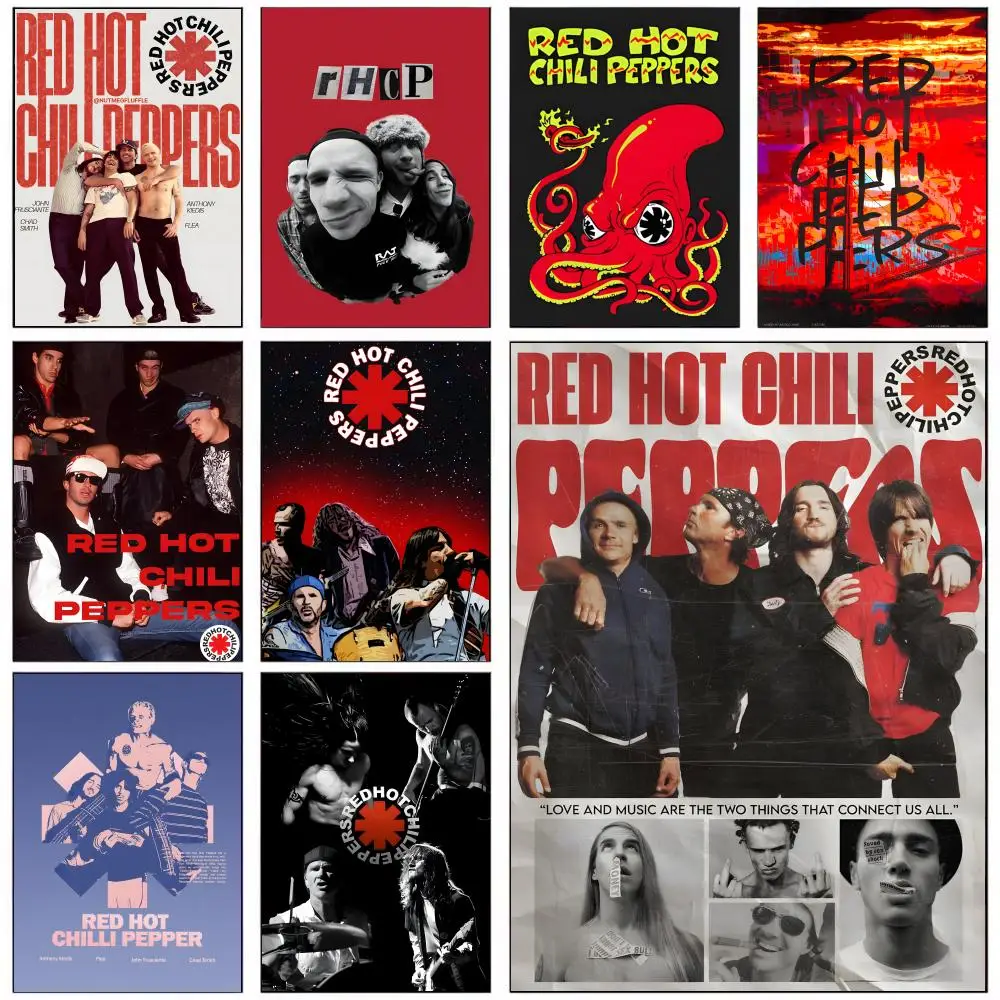 Alternative rock Red Hot C-chili P-Peppers Poster HD Self-Ad