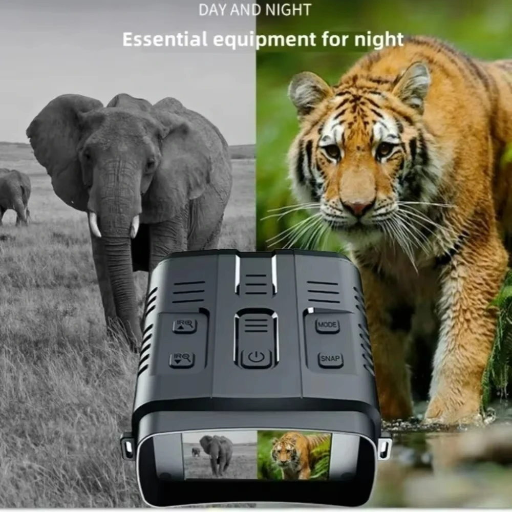 Thermal sighting Night Vision Binoculars Chasse Tactics Digital Zoom Tactical Light Telescope Night Vision Goggles view 3