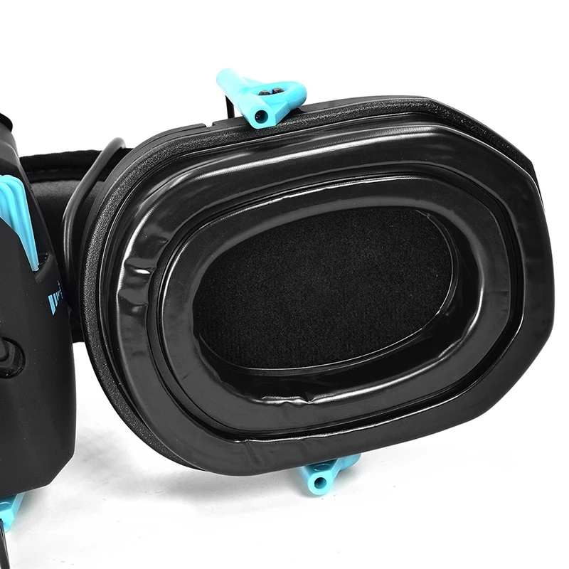 غطاء رأس كهربائي نحيف لشفرة مشاية ، سماعة رأس إلكترونية ، حماية السمع ، وسادات أذن هلامية ، وسادات ساخنة