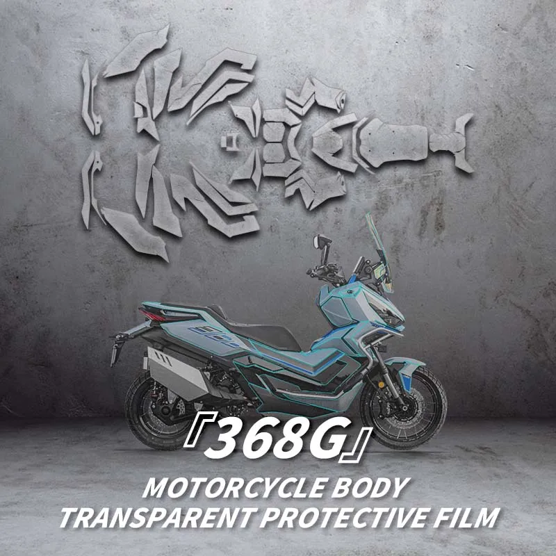 

For ZONTES 368G Motorcycle Full Body Transparent Protective Film Kits Of Bike Accessories Protection Stickers Decals