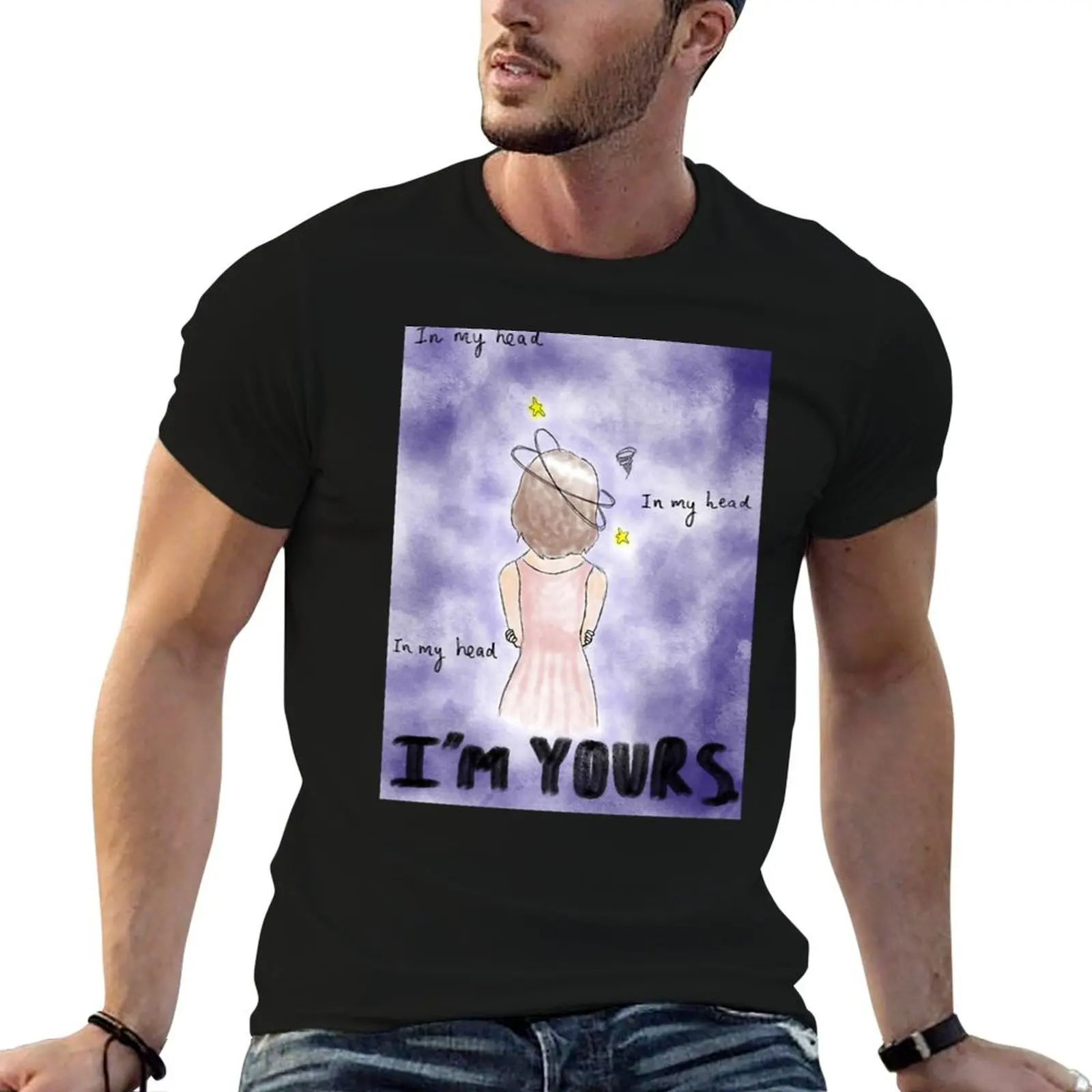 In My Head T-Shirt Stain Resistant Casual Tee