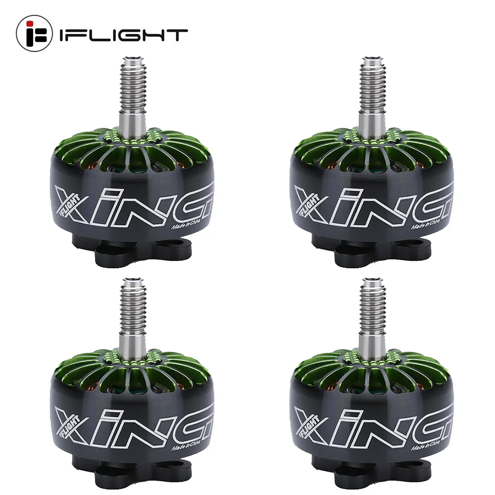 

IFlight XING 2208 1800KV Brushless Motor 3-6S W/ 5mm Titanium Alloy Shaft for 5-6 Inch Frame Propeller FPV Racing Drone