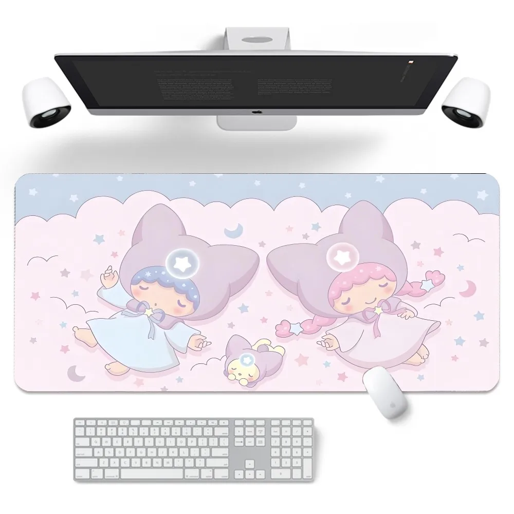 Little Twin S-stars S-sario Mousepad New Arrivals Large Gaming Mousepad L XL XXL Gamer Mouse Pad Size For Keyboards Mat