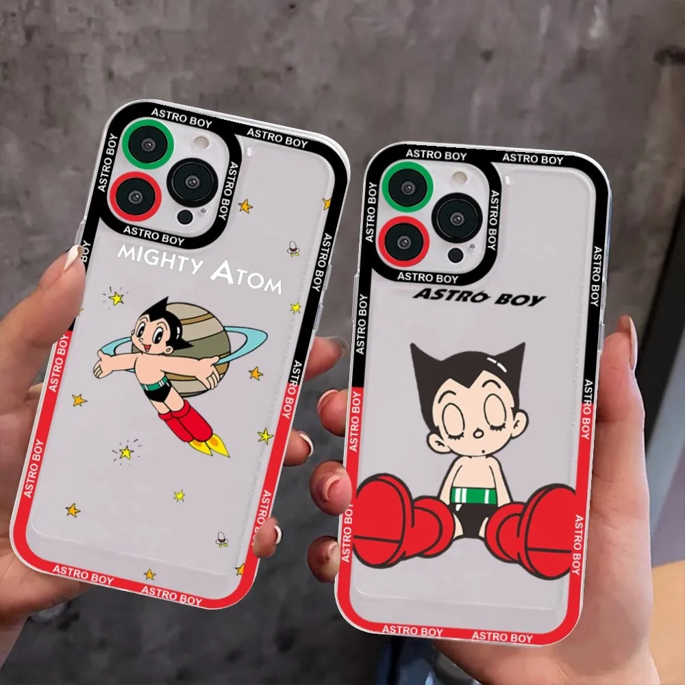 Amine Cartoon A-Astro Boy For Samsung S 20 21 22 23 lite plus ultra Clear Mobile Cover Funda