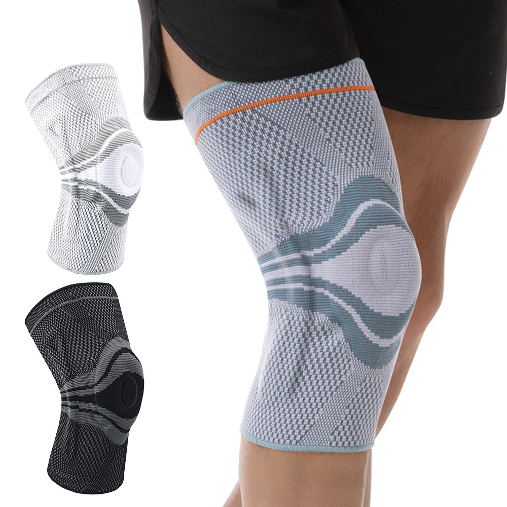1/2PCS Compression Knee Brace for Women Men – Patella Gel Pads & Side Stabilizers – Knee Sleeve for Running, Workout & Arthritis