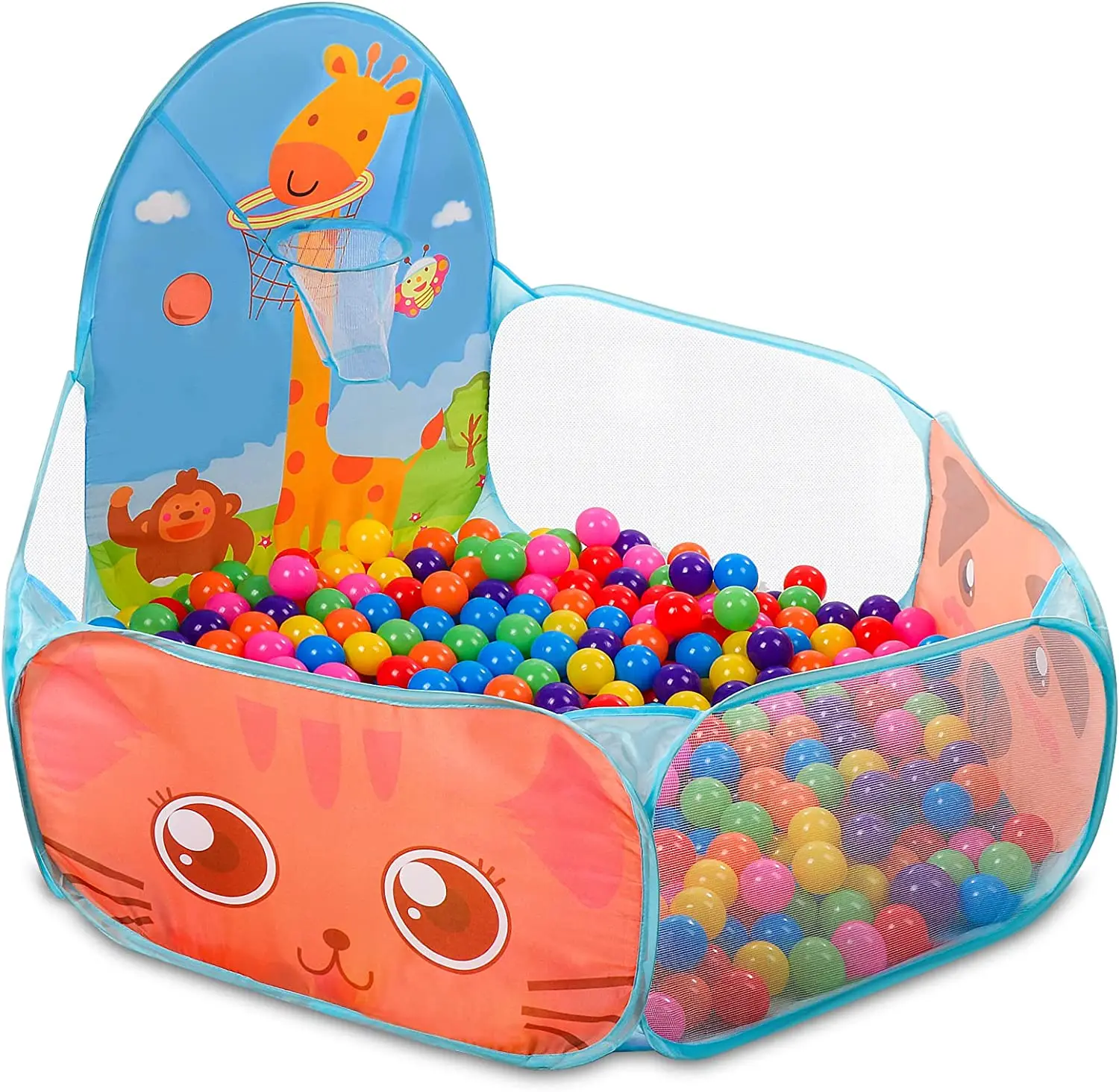 1.2M Cartoon Ball Pit Pool Portable Foldable Children Indoor Ocean Ball Pit Playpen Tent Outdoor Sports Educational Toy For Kids