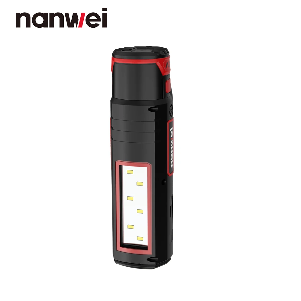 Nanwei Lithium 12V LED Illumination Light Strong Light Long Range Magnetic Absorber Work Light with Side Lights