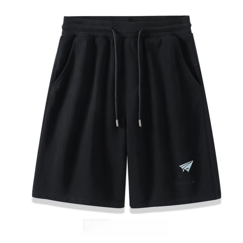 

Мужские шорты из 100% хлопка, свободные, плюшевые, размер 5, молодежные спортивные брюки, летние тонкие пляжные шорты