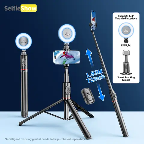 셀카봉 무선 블루투스 원격 휴대용, 알루미늄 합금 휴대폰 삼각대, iOS 안드로이드 핸드폰용, 72 인치 셀카봉 맥세이프 삼각대 짐벌 셀카봉 맥세이프 셀카봉 3단봉 핸드폰 삼각대 셀카봉 짐벌겸용 모노포드 삼각대 셀카봉 휴대폰삼각대 셀카봉 삼각대 핸드폰 짐벌 고프로악세사리 삼단봉 블루투스 셀카봉 액션캠 짐벌 촬영소품 촬영장비 아이폰 삼각대 셔터그립 아이폰 촬영 배터리 셀카봉