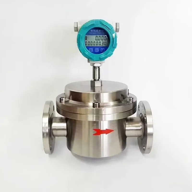 4-20mA Pulse Output Digital 1 Inch DN80 Heavy Fuel Oil Measuring Oval Gear Flow Meter