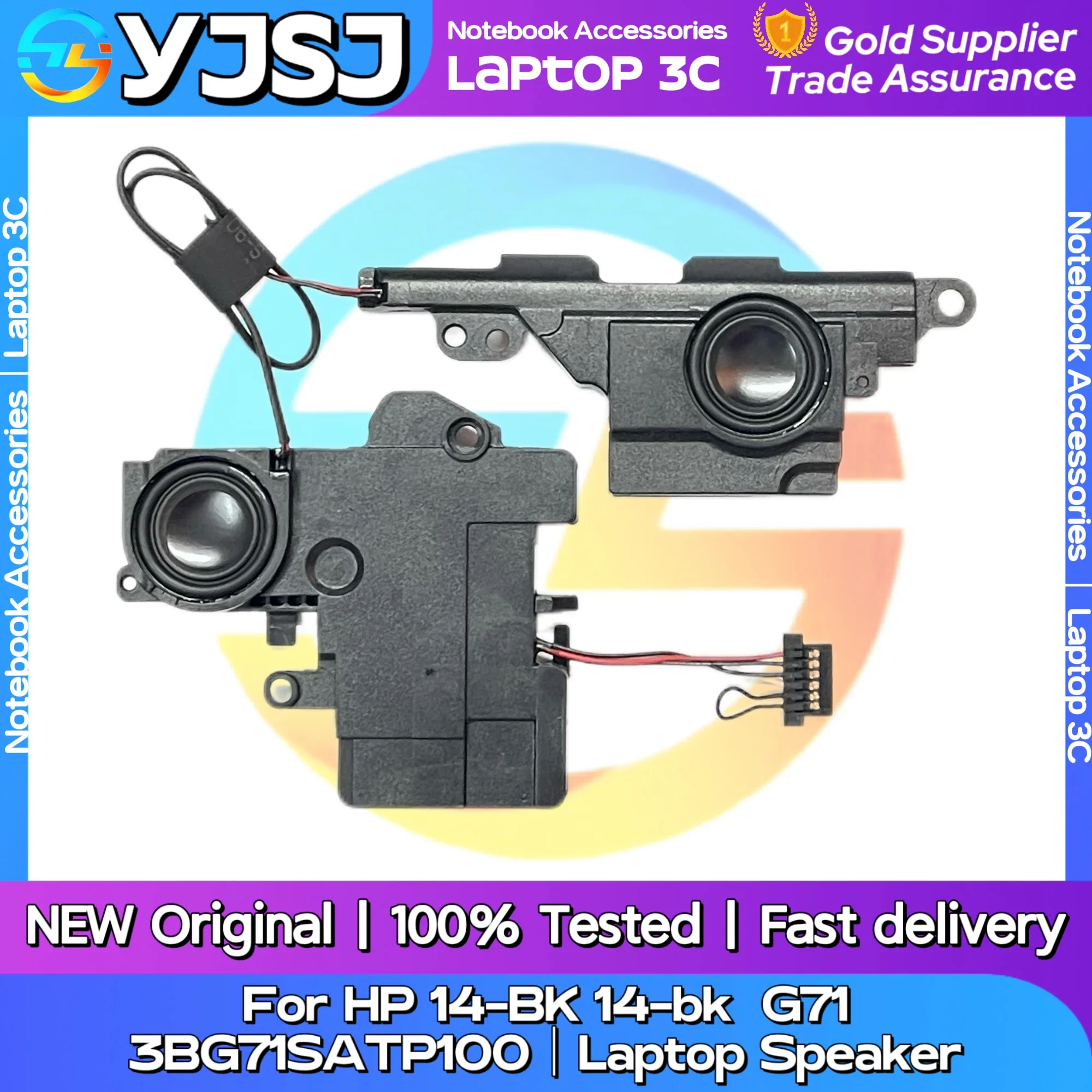 

New GENUINE Original Laptop Speaker For HP 14-BK 14-bk G71 built-in speaker horn audio 3BG71SATP00 3BG71SATP100