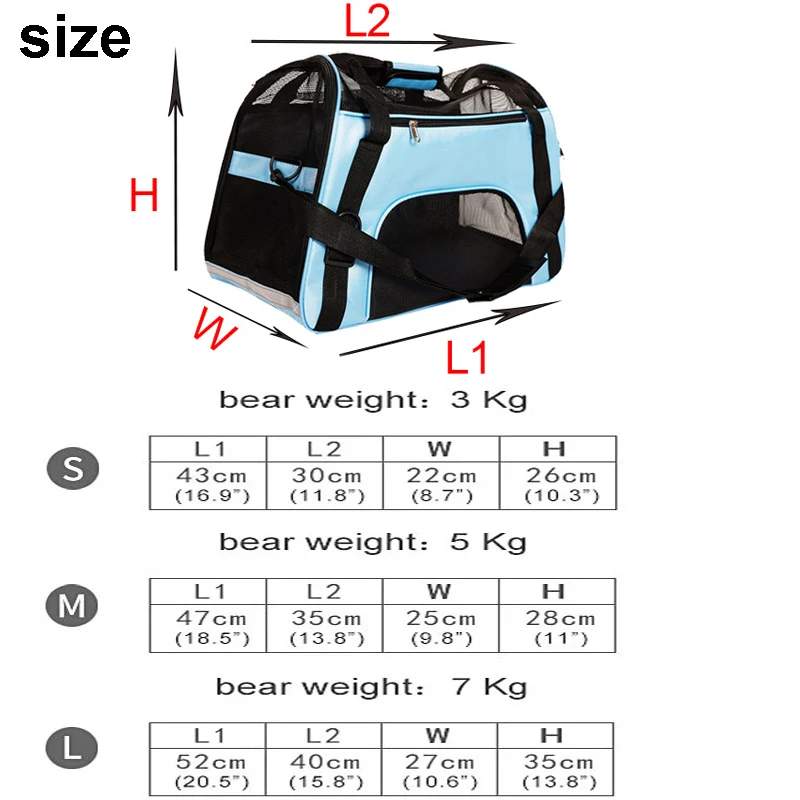 Portable Pet Carrier Bag