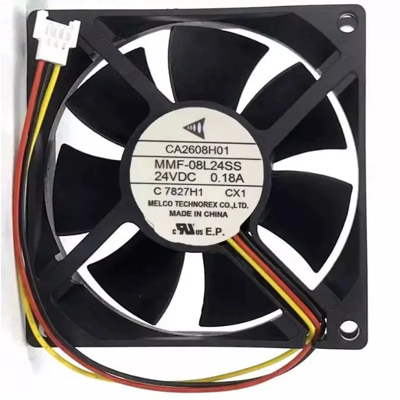 

Новинка для Mitsubishi CA2608H01 MMF-08L24SS-CX1, 3-проводной вентилятор 8025, 8 см, 80x80x25 мм