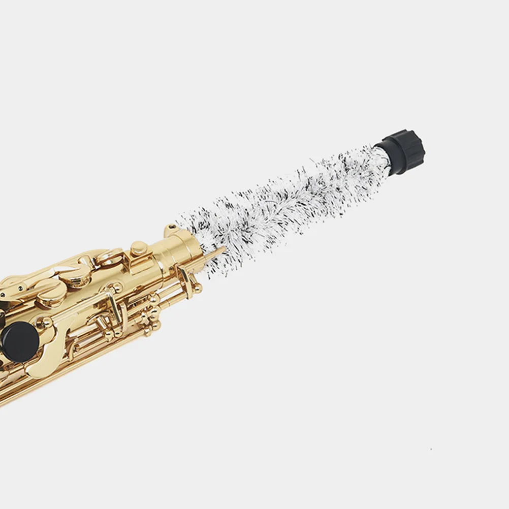 

2 Pcs Maintenance Brush Cleaning Microfiber Metal Alto Cotton Swab for Saxophone