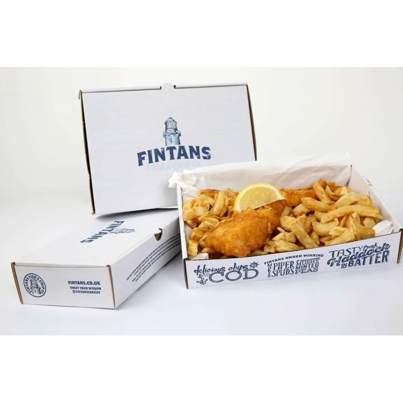 Lancheira de papel descartável para alimentos, Embalagem quadrada de sanduíche, Caixa de batatas fritas e peixes, Custom Burger Box Pa, Produto personalizado