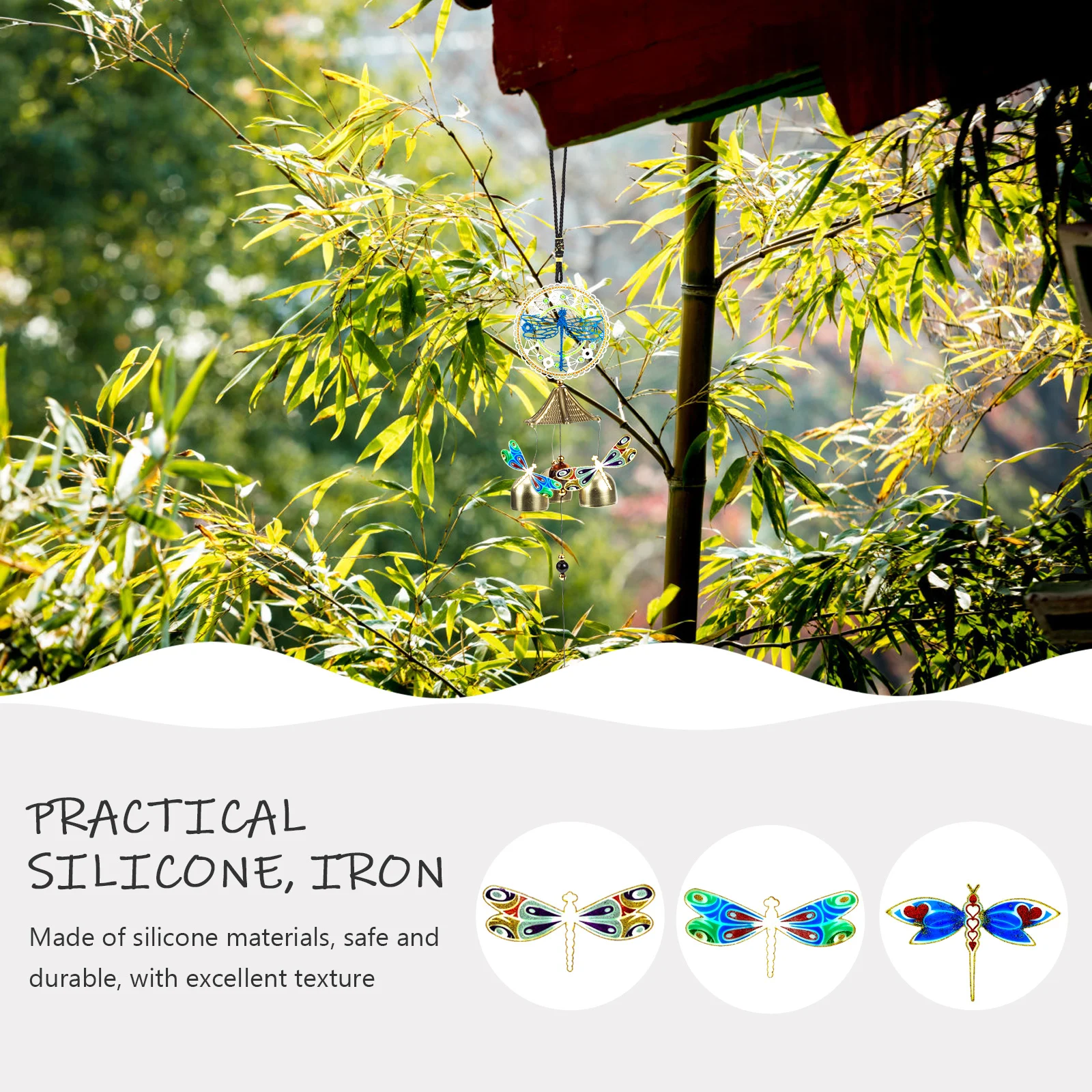 

1 комплект, подвесная форма для украшения с колокольчиком, силиконовая форма для стрекозы, сделай сам, ремесло для эпоксидной смолы, художественное изготовление, хрустальный кулон, декор для детей и взрослых