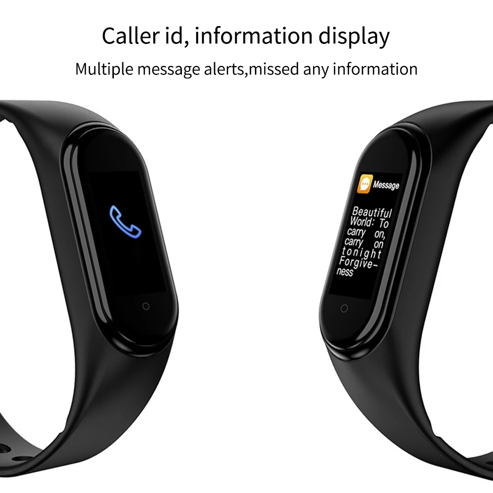 New Smart Watch Wristband IP65 Waterproof Watch Blood Pressure