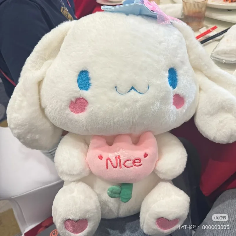 35-80cm sanrio cinnamoroll brinquedo de pelúcia kawaii grande orelha agradável cão plushies macio pelúcia boneca tamanho grande almofada travesseiro meninas presente do miúdo