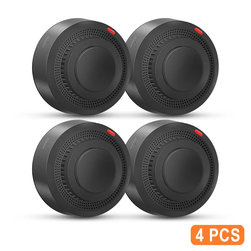 Tuya Smart WiFi Rooksensor Brandbeveiliging Rookmelder 85dB Geluid Beveiligingssysteem Brandweerlieden Smartlife APP-bediening