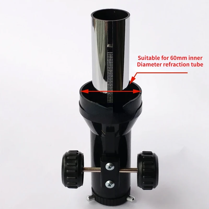 1.25 Inch Interface Focusing Seat for Inner Diameter 60mm DIY Refracting Astronomical Telescope objective 31.7 with compass