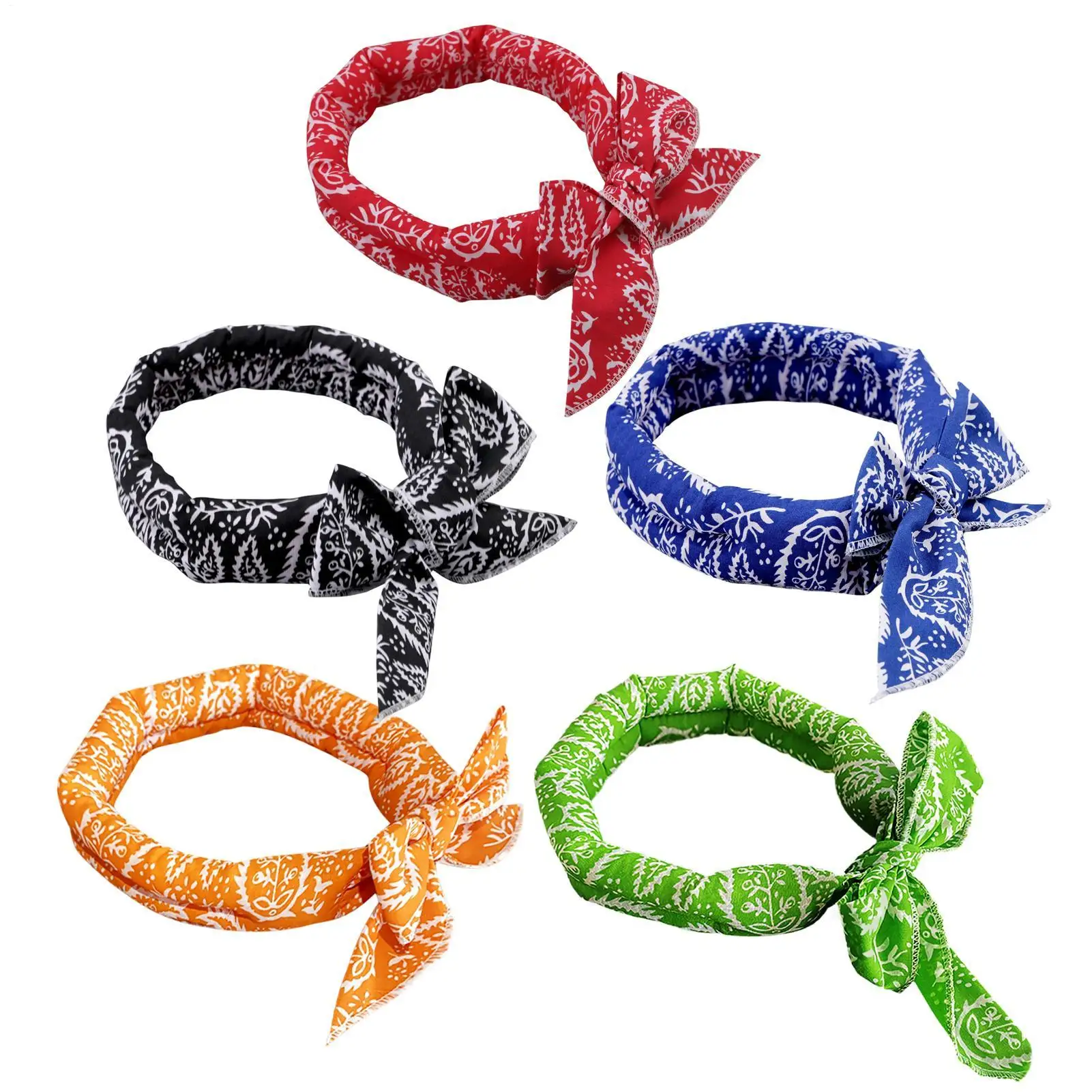 Cooling Bandana for Dogs Absorbent Instant Cooling Collar Ice Dog Pet Bandana Scarf Wrap for Puppy Kitten Small Medium Large