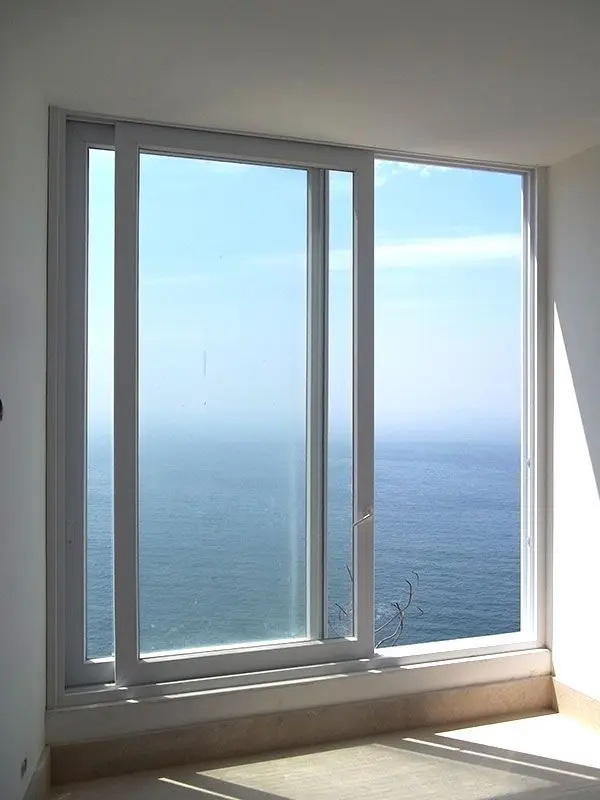 

DN Aluminum Frame Sliding House Window Balcony French Latest Simple Design Glass Slide Windows Heat Insulation