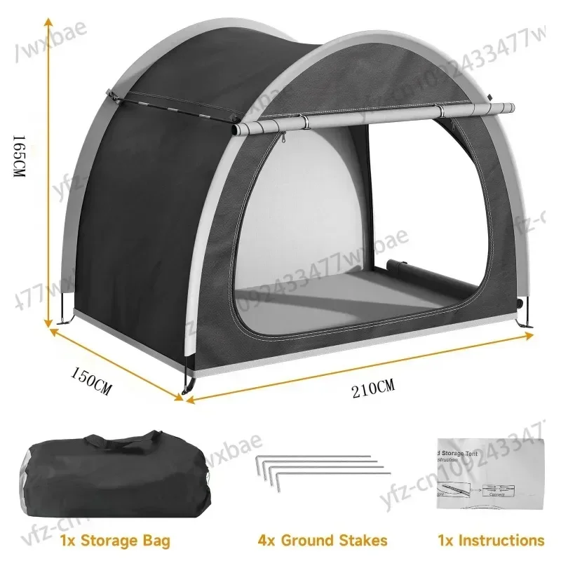 Outdoor Storage Parking Mountain Bike Tent Large Space Foldable Portable Outdoor Bicycle Tent