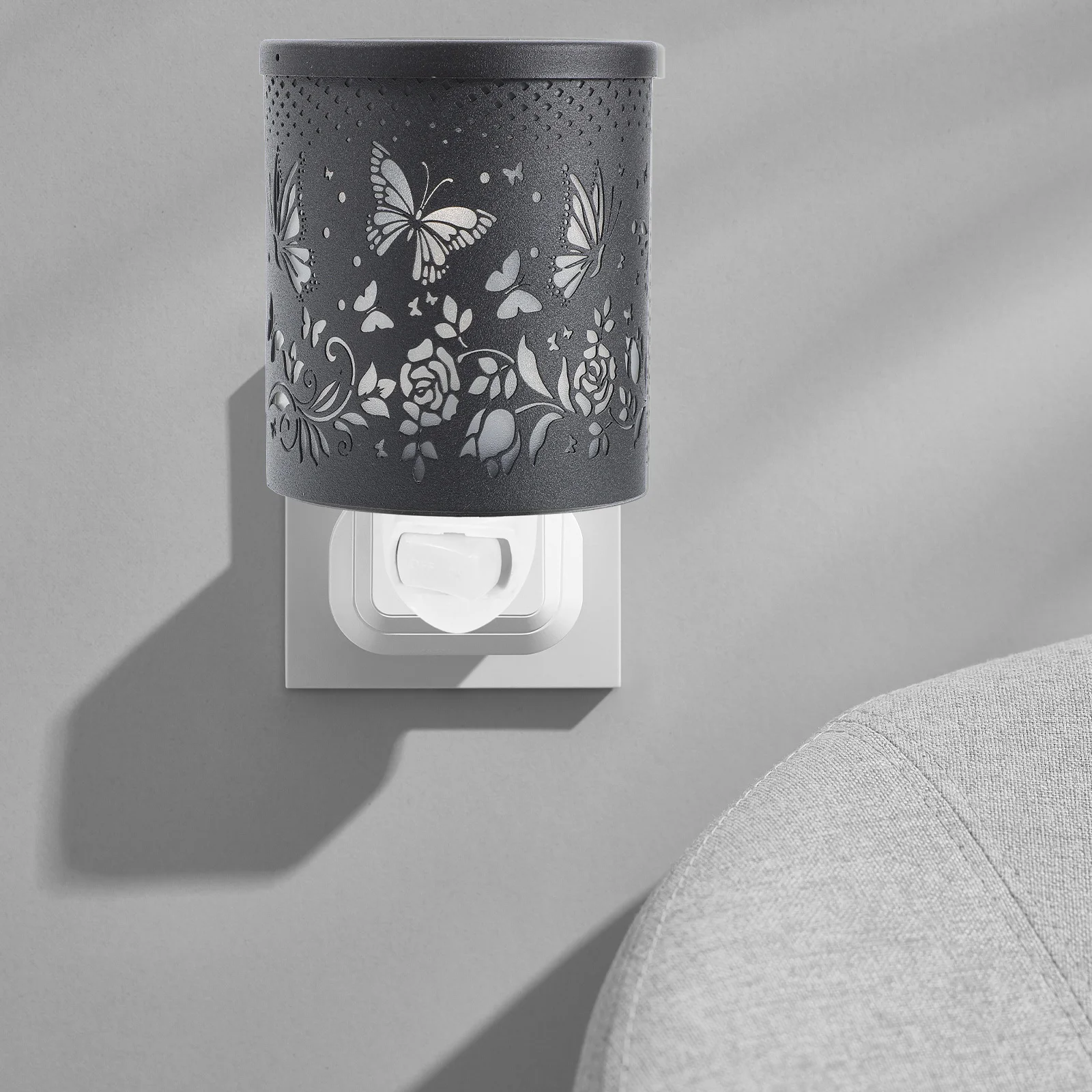 Difusor de cera aromática multifuncional, lámpara de noche, lámpara de cera aromática para uso interior, luz nocturna, difusor de aromaterapia, decoración del hogar, 1 ud.