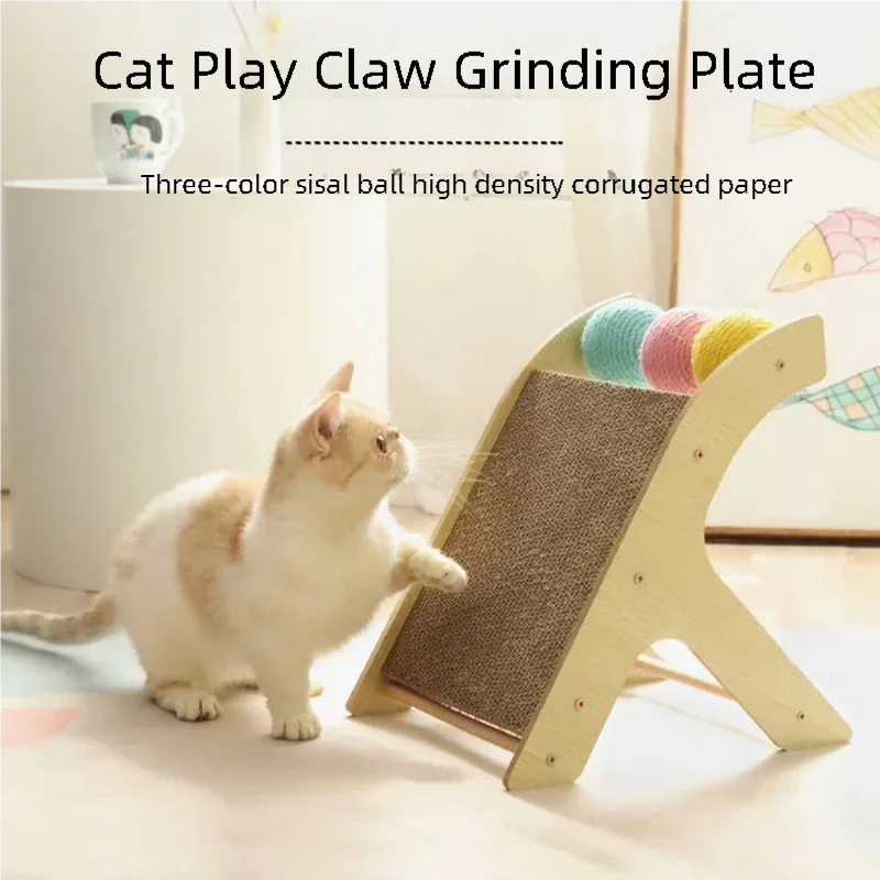 

Cat scratching board, hemp ball, climbing frame, claw grinder, cat scratching bed, lint-free, scratch post, anti-scratch toys