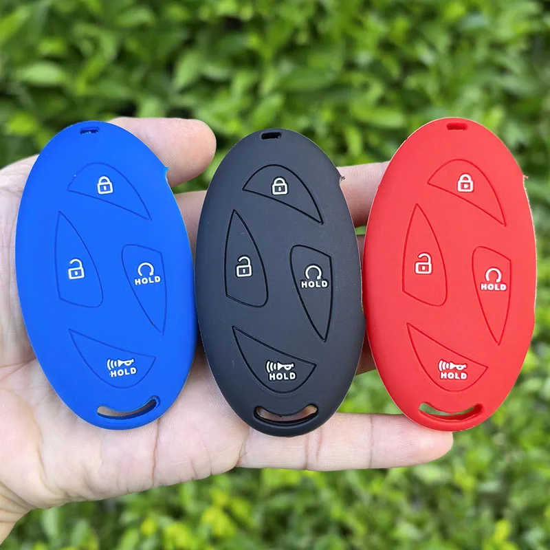 Silicone Car Key Case Key Cover Shell Fob Holder for New Kona SX2 for Hyundai IONIQ 6 New Grand Prix GN7 Car Accessories