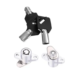 3 Keys Hard Saddlebag Saddle Bag Lock Set Fit Harley Touring Electra Glide+Road Glide+Street Glide+Road King 1993-2013