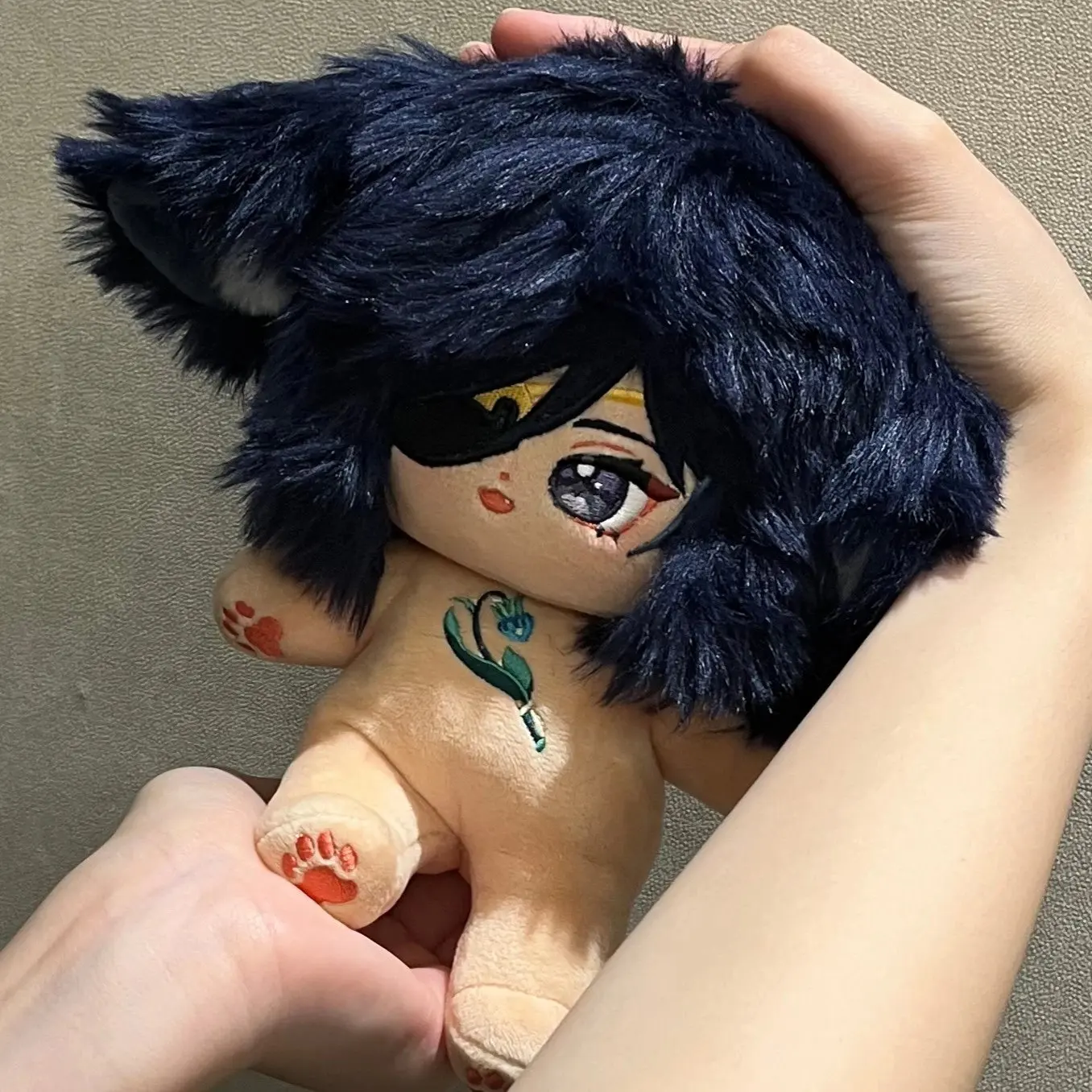 

Pre-sale 20cm Genshin Impact Kaeya Dolls Comic Doll Cushions Pillows Fans Gift Plush Doll Only Naked Doll