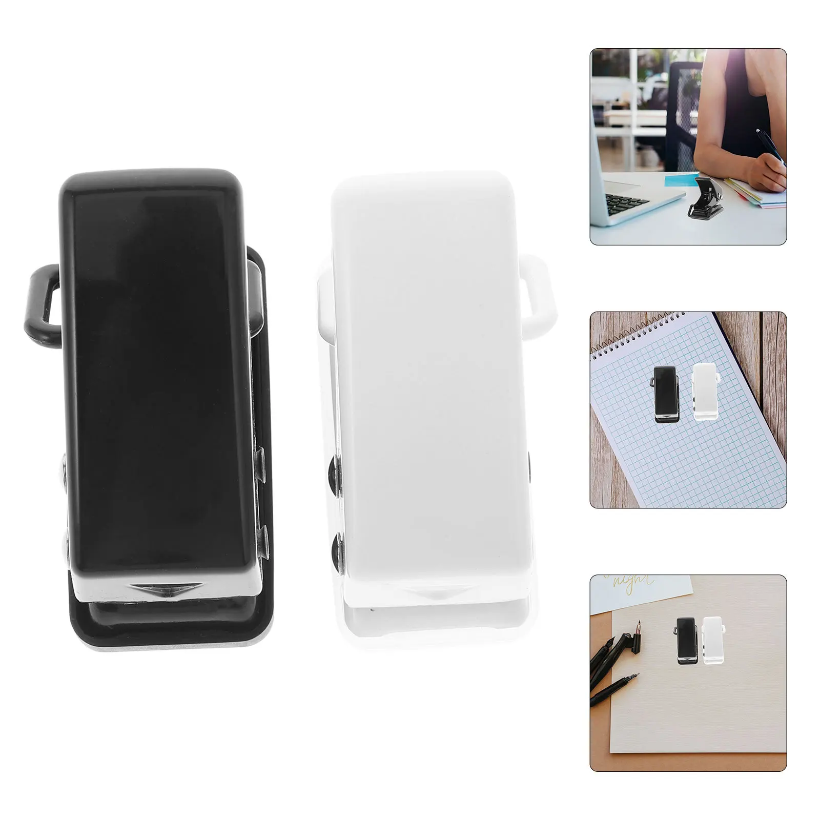 

2Pcs Mini Hole Puncher Small Paper Punch Portable Office Loose Leaf Puncher Planner Accessory Small Hole Punch