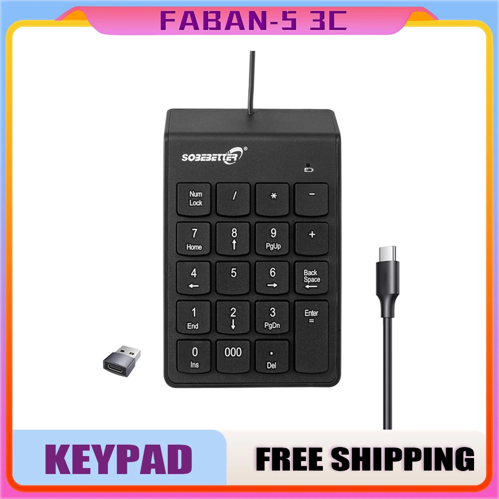 18 Keys Usb 2.4g Wireless Mini Number Keypad Digital Keyboard For Imac/Macbook Air/Pro Laptop NotebookDesktop Computer Accessory