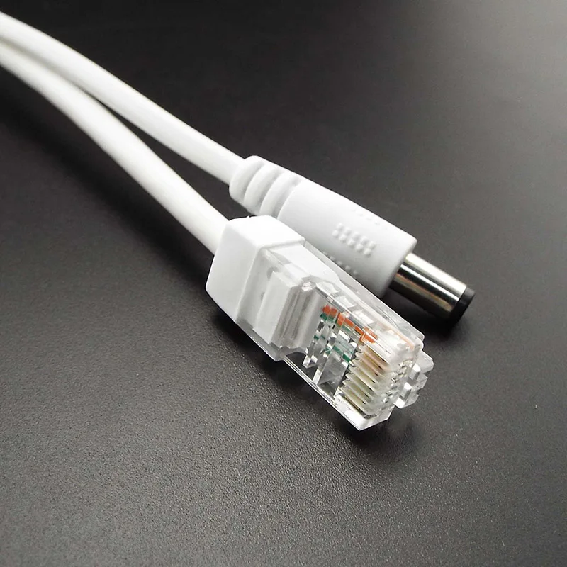 48V to 12V POE Splitter Waterproof Adapter Cable Power Supply Module POE Splitter Injector for IP Camera C6