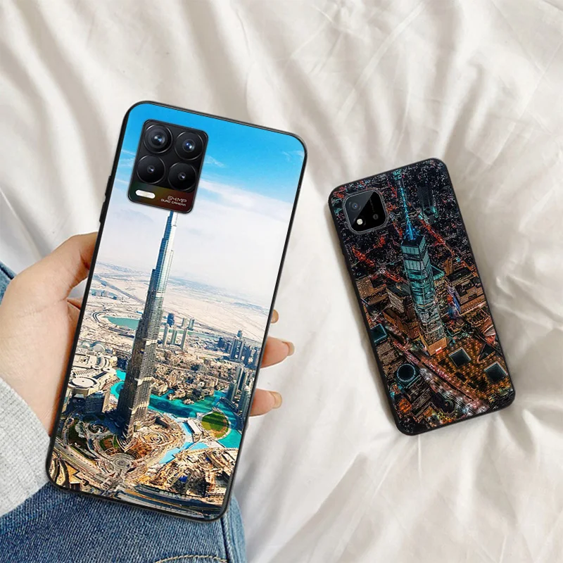 Soft Phone Cases For Pixel 8a 7a 6a 7 6 8 Night Turkey Dubai City Honor X8b X9b X7b 70 90 X6 X7 X8 X9 A Magic5 Black Matte Cover