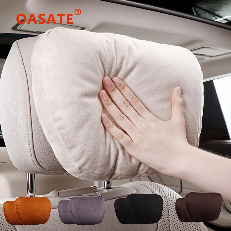 Top Quality Car Headrest Neck Support Seat / Maybach Design S Class Soft Universal Adjustable Car Neck Pillow Waist pillow