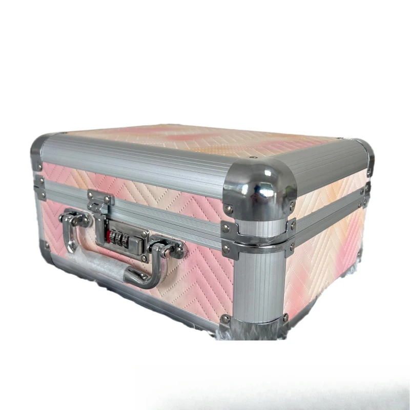 

Aluminum alloy makeup case storage box, nail art storage box, mirror storage box