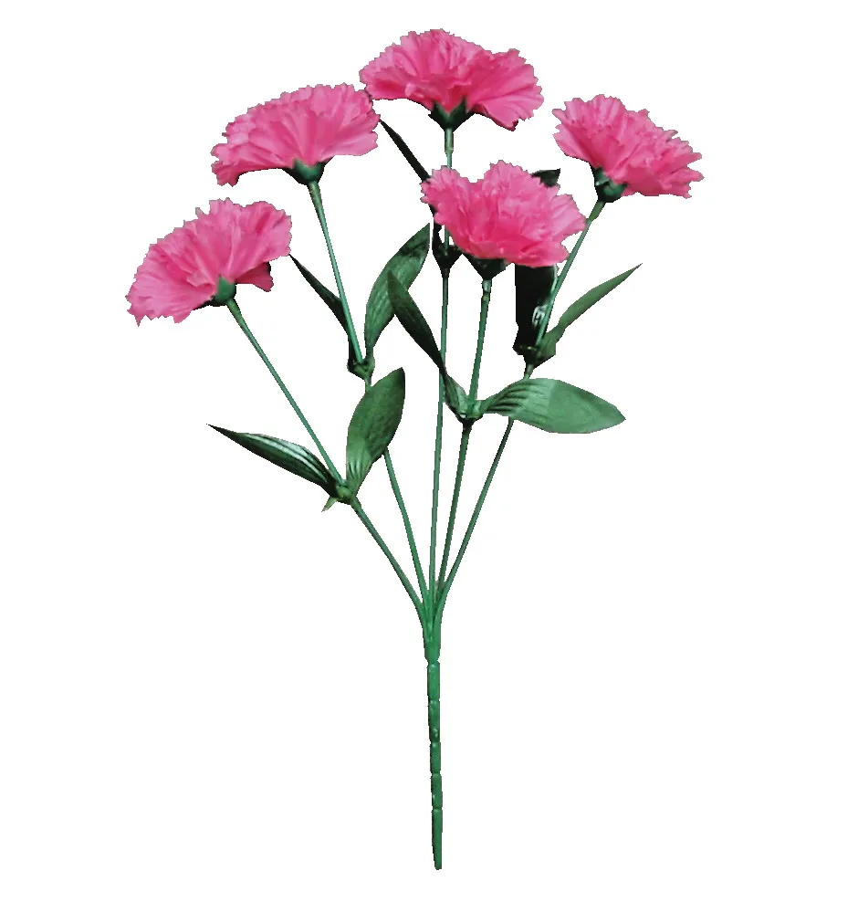 

12 шт. 60 ярко-розовых гвоздиков 13-дюймовые шелковые цветы для дома, сада, украшения для свадебной вечеринки, искусственные цветочные композиции, ремесло