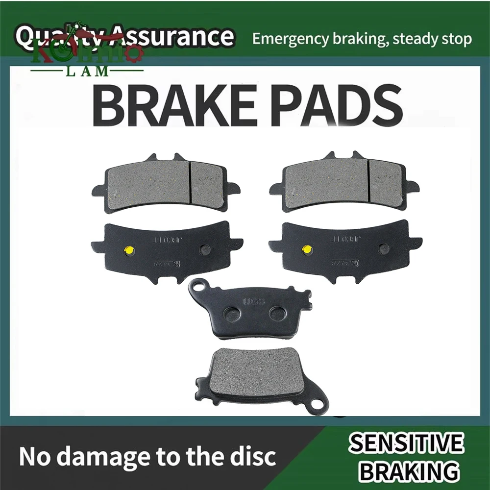 Подходит для HONDA CBR1000RR FIREBLADE 2017-2019 мотоцикла, передняя и задняя тормозная колодка CBR 1000 RR SP 2018 CBR1000 RR