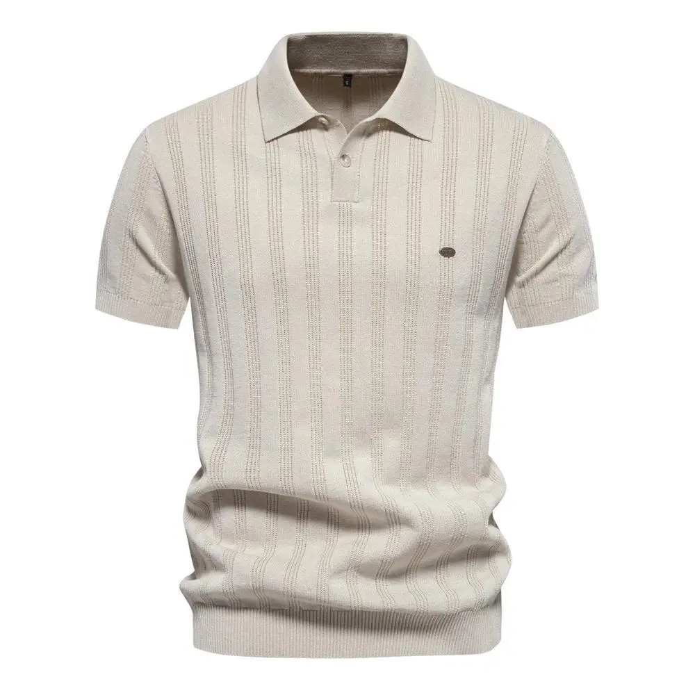 

European Size 2024 Short Sleeve Shirt Knitted Sweater T-Shirt Fashion Urban Style Summer Casual Pure Color Loose Fit