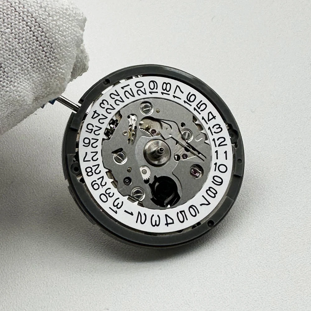 Japan Genuine NH35 Mechanical Movement Tmi Version NH35A High Accuracy 24 Jewels White 3H Datewheel Mod Replace Mechanical Movt