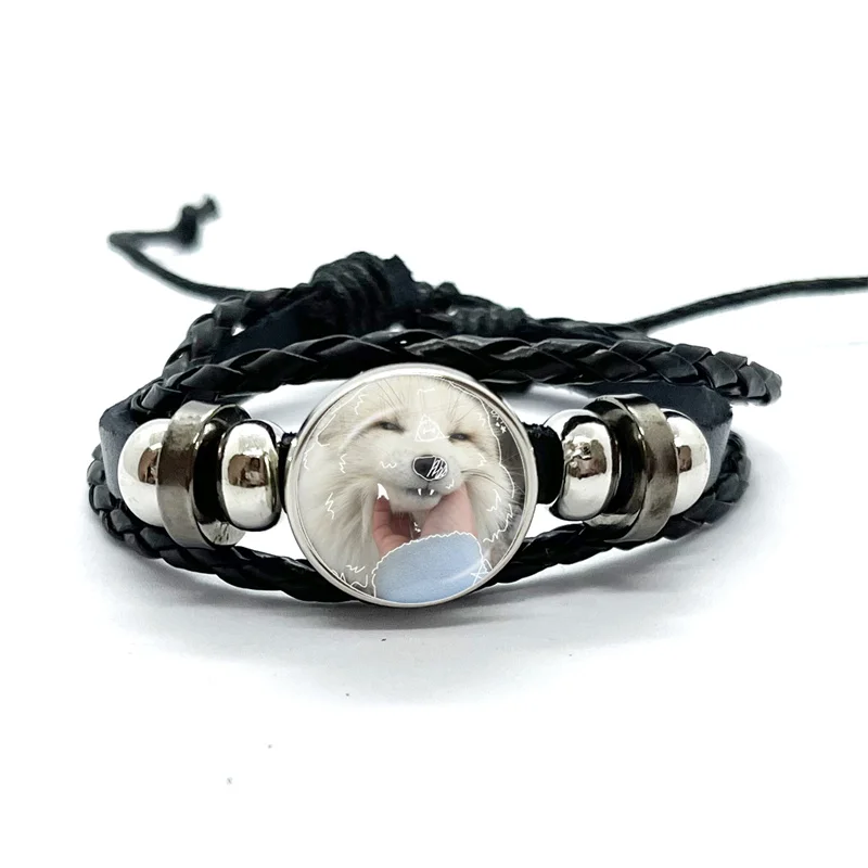 Cartoon Cat Therian Cute Wolf Fox Theta-Delta Bracelets Art Multilayer Braided Bracelets Bangles Handmade Jewelry Gifts