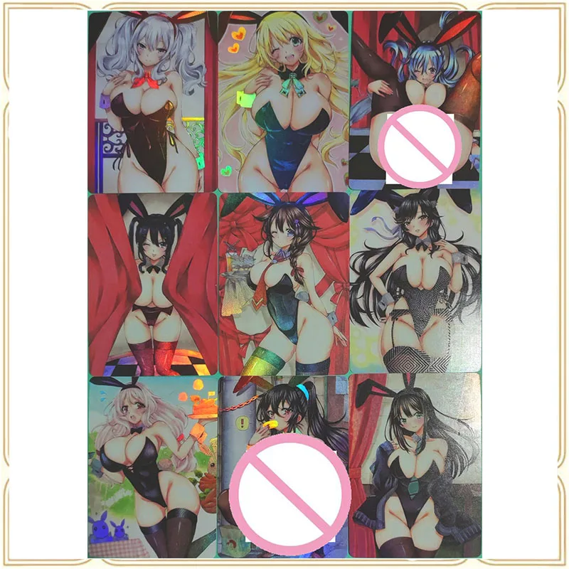 

Anime Goddess Story DIY ACG Hot Stamping Collection Card Sakurajima Mai Kaede Boy Game Toy Christmas Birthday Present