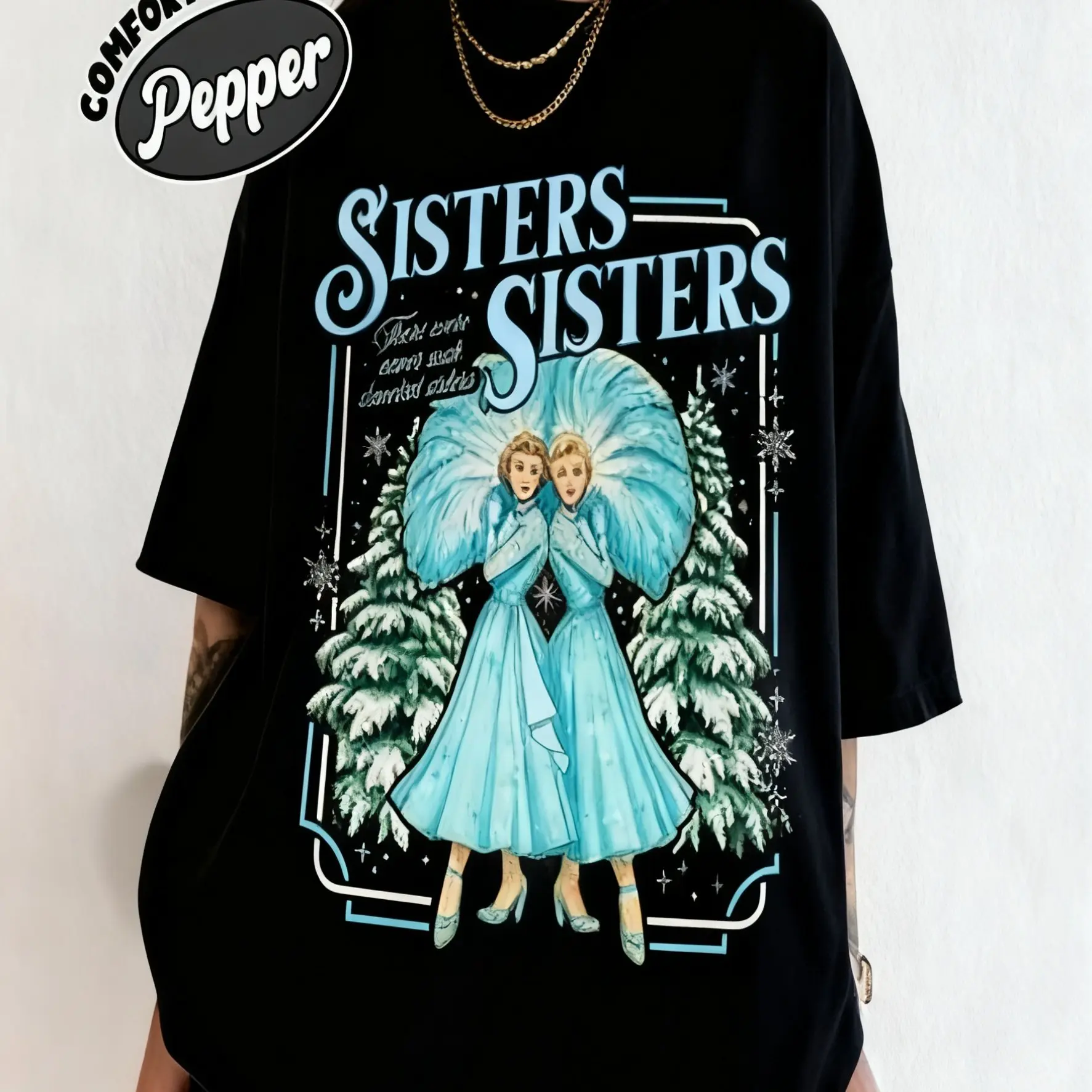 Haines Sisters Christmas Movie Comfort Color Shirt Sisters Song Kerstvakantie T-shirt Kerstcadeau