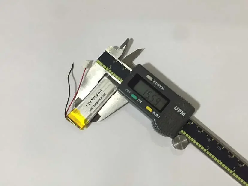 بوليمر الليثيوم 3.7 فولت القدرة الكاملة الجديدة 651546   700MAH MP4 / المعدات / راديو صغير خلية ليثيوم أيون قابلة للشحن