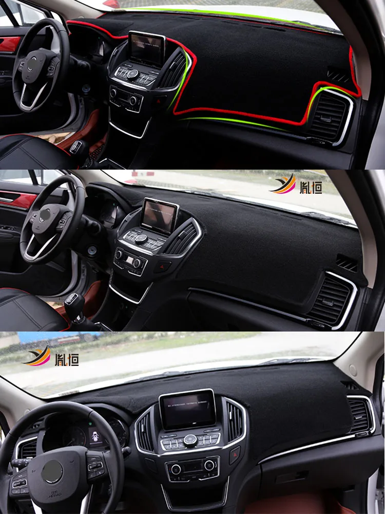 For Dongfeng Fengshen AX5 2017-2020 Dashmat Dashboard Cover Instrument Panel Sunscreen Insulation Protective Pad Anti-Dirt Proof