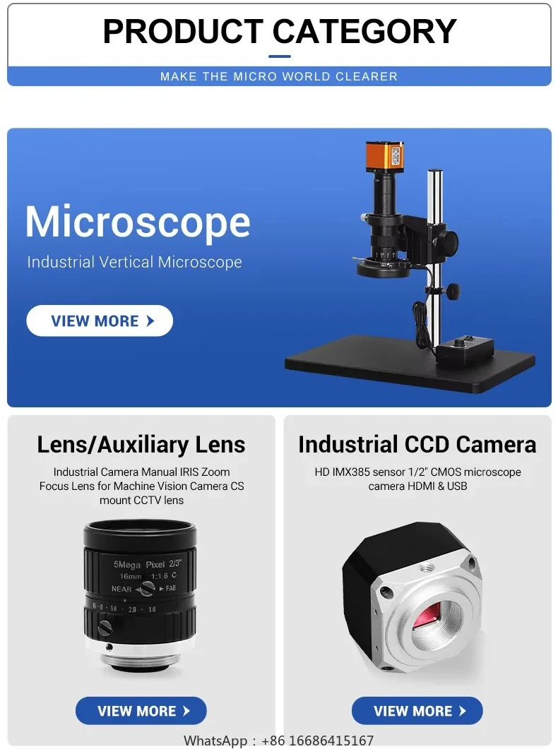 Microscope trinoculaire stéréo industriel 7X-45X, école d'éducation, bijoux, oculaire, objectif auxiliaire 3.5-270X