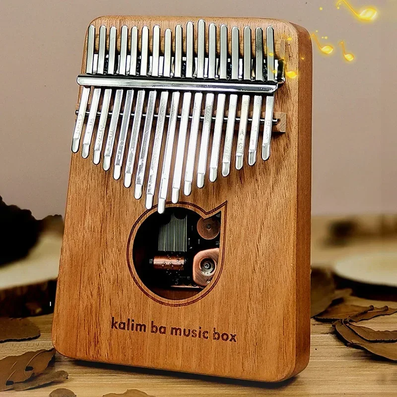 Can Play Thumb Piano Wooden Music Box Creative Birthday Gifts Holidays Kalimba Keyboard Musical Instruments Piano Professional